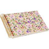 Goldbuch Blissful Blossom Spiralli Sulu Boya ve Çizim Defteri Anı Albümü 24X17 cm 200 G/m² 40 Sayfa Mango
