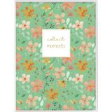 Goldbuch Floral Whisper Fotoğraf Albümü 10X15 Cm Yumuşak Kapak Dikdörtgen Çiçek Desenli - Yeşil