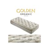 Golden 110X200 Ortopedik Yayli Yatak Kus Tuyu Pedli Organic Cotton Yayli Yatak
