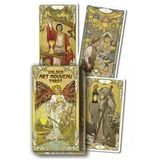 Golden Art Nouveau Tarot Kart Destesi