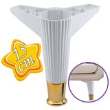Golden Ayak 15 Cm Beyaz Altin Gold Mobilya Kanepe Sehpa Unite Koltuk Ayagi Baza Ayak Ayaklari