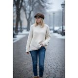 Golden Buffalo Iskoç Kasket 1. Sınıf Yün Kaşe Luxury Collection - XL - 212-Kahverengi