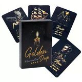 Golden Deep Lenormand Kehanet Kartları (36 Kartlık Deste)