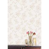 Golden DUVAR KAĞIDI - BORDÜR Çiçek Desen Soft Renkler Dekoratif 5.2m² Nonwoven Duvar Kağıdı - 53 x 1000 cm - Krem