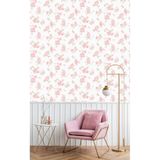 Golden DUVAR KAĞIDI-BORDÜR Golden DUVAR KAĞIDI - BORDÜR 15121 Gül Bahçesi Çiçek - Kelebek Desen Pembe - 5,2 m² Nonwoven Duvar Kağıdı