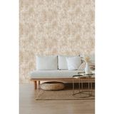 Golden DUVAR KAĞIDI - BORDÜR Golden Duvar Kağıdı -Bordür New Trend Smooth 16,1m² Nonwoven Silinebilir Duvar Kağıdı - 91 x 1770 cm - Kahverengi - Bej