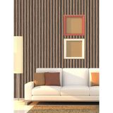 Golden DUVAR KAĞIDI - BORDÜR Silinebilir /temizlenebilir Ahşap Çıta Görünümlü 5.2m² Nonwoven Dekoratif Duvar Kağıdı - 53 x 1000 cm - Kahverengi - Siyah