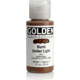 Golden Fluid Akrilik Boya 30 ml Seri 1 Burnt Umber Light - Çok Renkli