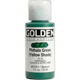 Golden Fluid Akrilik Boya 30 ml Seri 4 Phthalo Green Yellow Shade - Çok Renkli