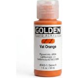 Golden Fluid Akrilik Boya 30 ml Seri 8 Vat Orange - Çok Renkli