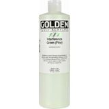 Golden Fluid Akrilik Boya 473 ml Seri 7 Intereference Green (Fine) - Çok Renkli