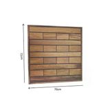 Golden Garden Iroko Masa Tablası Kare (72x70), Ahşap