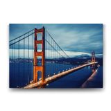 Golden Gate Köprüsü Gece Işıklı Tablosu - 75x50cm