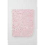 Golden Golden Yenidoğan Bebek Battaniyesi Emboss Kabartma Maymuncuk Baskılı Standart, Pembe