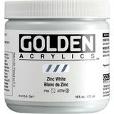 Golden Heavy Body Akrilik Boya 473 ml Seri 1 Zinc White 1415