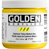 Golden Heavy Body Akrilik Boya 473 ml Seri 4 Cadmium Yellow Medium Hue 1554