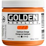 Golden Heavy Body Akrilik Boya 473 ml Seri 8 Cadmium Orange 1070