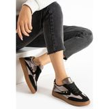 Golden Heel La Limar Kadın Platin Sneaker Spor Ayakkabı 3555