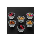 Golden Kitchen 6 Adet Mini Cam Sosluk Kahve Yanı Lokumluk Reçellik Sunumluk Dekoratif Tabak