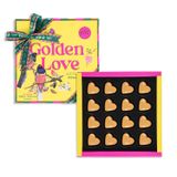 Golden Love 100. Yıl Kurdeleli Spesiyal Sarı Kutu Çikolata 160g Glutensiz