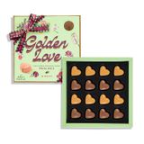 Golden Love 100. Yıl Kurdeleli Spesiyal Yeşil Kutu Çikolata 160g Glutensiz