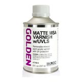 Golden Msa Akrilik Vernik Mat 7720-5 237 ml W/uvls - Çok Renkli