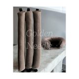Golden Needle Kadife Saç Sosisi Şekillendirici Bigudi Isısız Saç Şekillendirici Bigudi 3 Adet Kahverengi