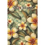 Golden Plumeria Notebook: Elegant Floral Lined Journal for Daily Writing and Reflection