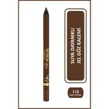 Golden Rose 115 Rustic Brown Suya Dayanıklı Jel Göz Kalemi - 24 Saat Kalıcı Özellikli