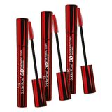Golden Rose 3D Fantastic Lash Mascara - 3 Boyutlu Hacim ve Uzunluk Veren Siyah Maskara (3 paketi)