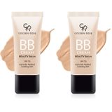 Golden Rose BB Cream Beauty Balm No: 03 Natural - SPF 25 Güneş Korumalı BB Krem (2 paketi)