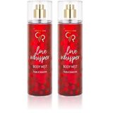 Golden Rose Body Mist Vücut Spreyi (No: Love Whisper, 200 ml) (2 paketi)
