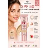 Golden Rose CC Krem Skin Perfector Color Correcting Light Foundation - 101