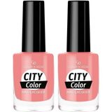 Golden Rose City Color Nail Lacquer No:113 - Oje 2li paket
