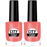 Golden Rose City Color Nail Lacquer No:114 - Oje (2 paketi)