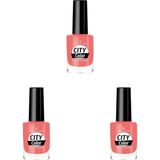Golden Rose City Color Nail Lacquer No:114 - Oje 3lü paket