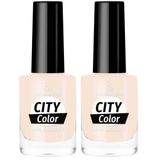 Golden Rose City Color Nail Lacquer No:120 - Oje 2li paket