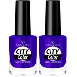 Golden Rose City Color Nail Lacquer No:126 - Oje 2li paket