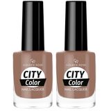 Golden Rose City Color Nail Lacquer No:130 - Oje 2li paket