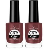 Golden Rose City Color Nail Lacquer No:133 - Oje 2li paket