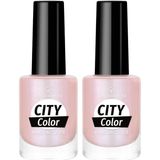 Golden Rose City Color Nail Lacquer No:138 - Oje 2li paket