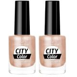 Golden Rose City Color Nail Lacquer No:139 - Oje 2li paket