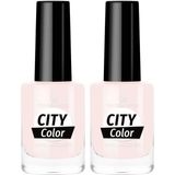 Golden Rose City Color Nail Lacquer No:143 - Oje 2li paket