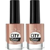 Golden Rose City Color Nail Lacquer No:78 - Oje 2li paket