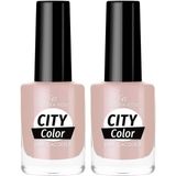 Golden Rose City Color Nail Lacquer Oje (No: 17) 2li paket