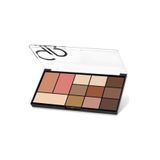 Golden Rose City Style Face & Eye Palette, 9 Göz Farı, 1 Allık, 1 Bronzlaştırıcı, Renkli