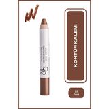 Golden Rose Contour Crayon No: 23 Dark Brown - Doğal Gölgelendirici Kontür Kalemi