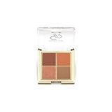 Golden Rose Dörtlü Far Paleti 05 Red Brick Mat ve Işıltılı Seçeneklerle Profesyonel Göz Makyajı