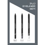 Golden Rose Dream Eyes Eyeliner 3'lü Jel Göz Kalemi Seti- No: 401-403-405