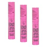 Golden Rose Endless Lashes Mascara - Ekstra Hacim ve Uzunluk Veren Vegan Maskara (3 paketi)